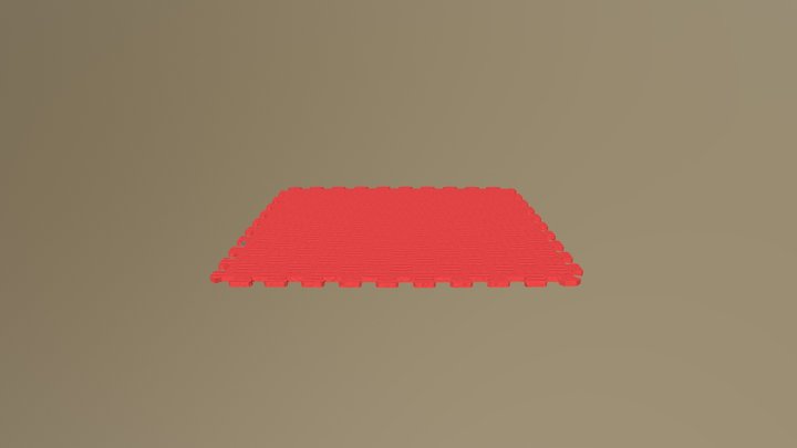 Foam Floor Tile 3D Model