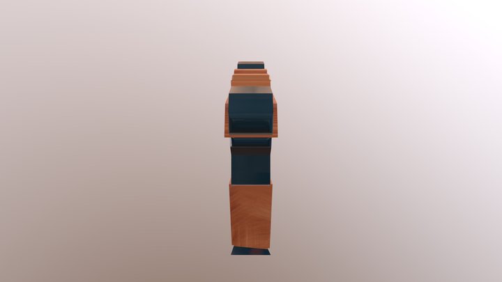 Blaster with foam blade 3D Model