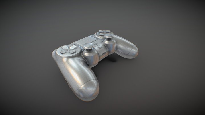 PS4 Controller 3D Model