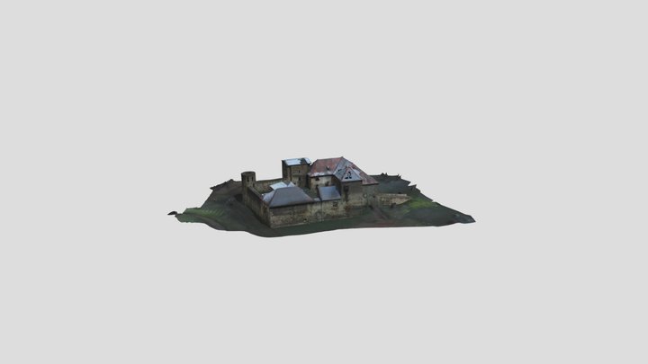 Horní tvrz v Kestřanech 3D Model