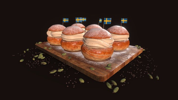 Semlor 3D Model