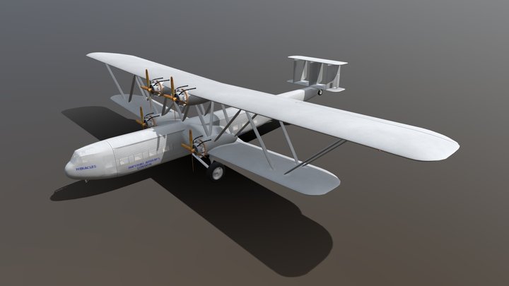 Handley Page H.P.42 – Modello 3D gratuito STL