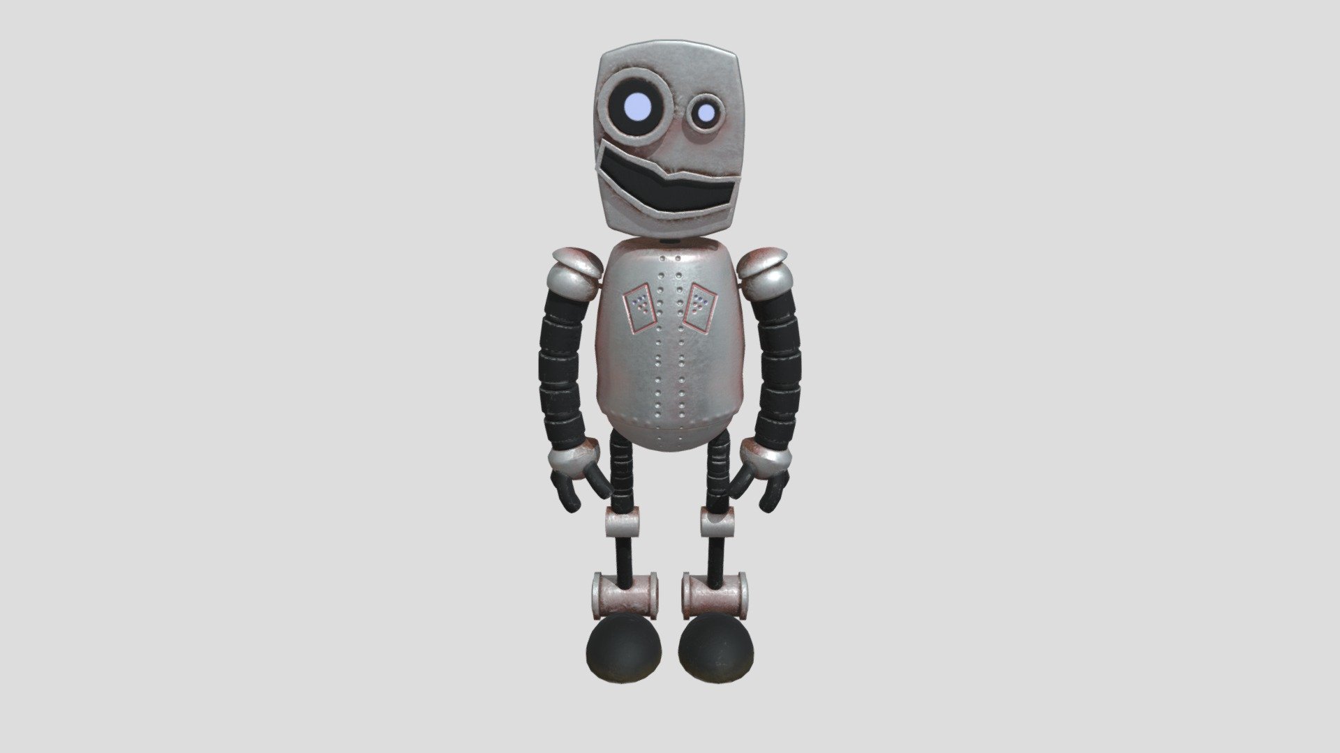 Punk Rock Robot - 3D model by polygonpower [7b7306b] - Sketchfab