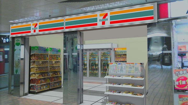 7 eleven 3D Model