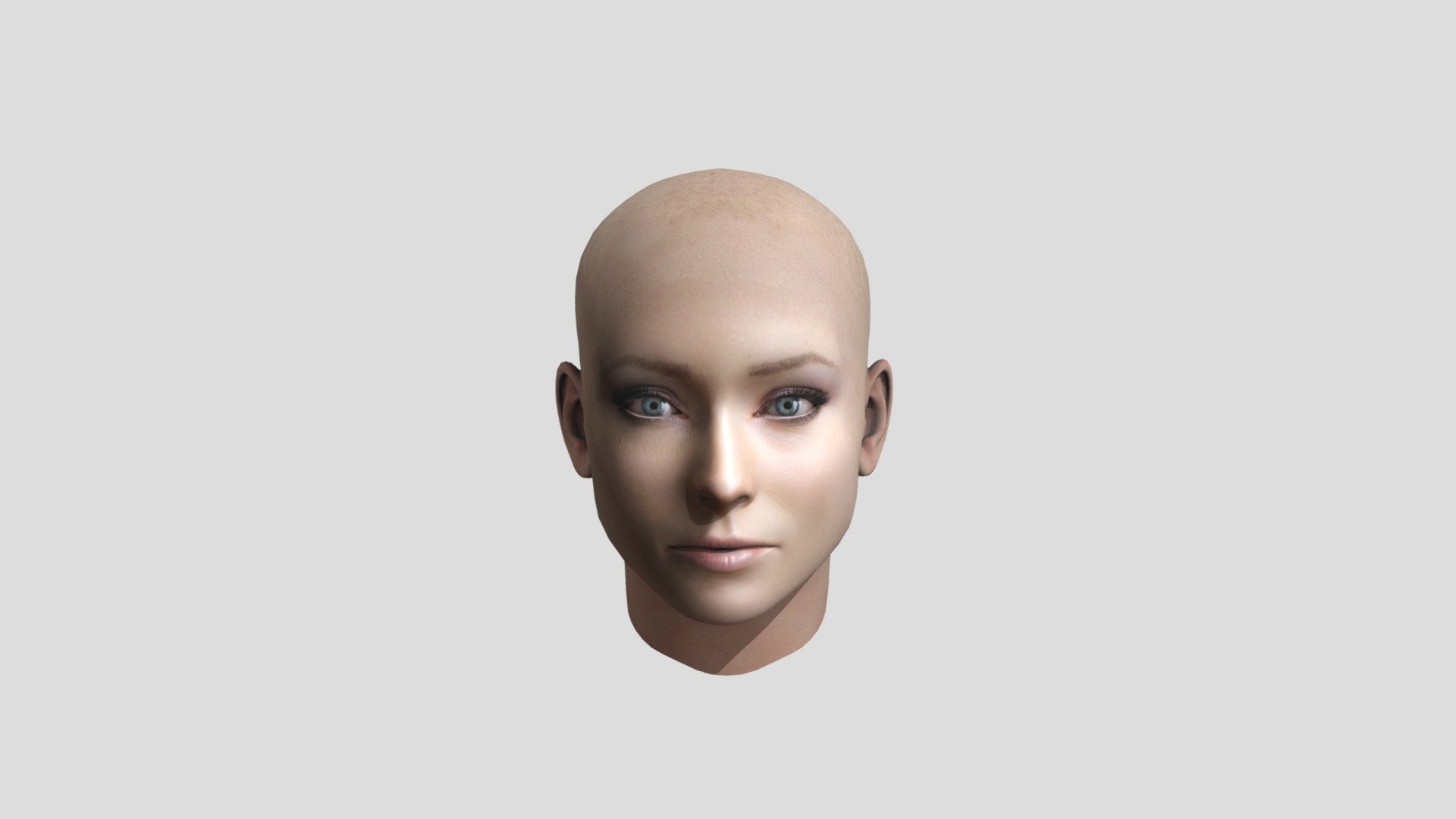 Olivia - Woman Head with BlendShapes