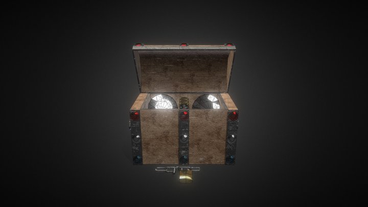 Treasure Chest 3D Model