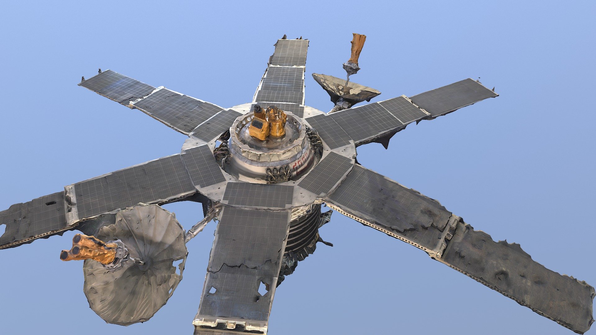 Molniya Satellite - 3D model by Enishi (@tuntuku) [7b7539d] - Sketchfab