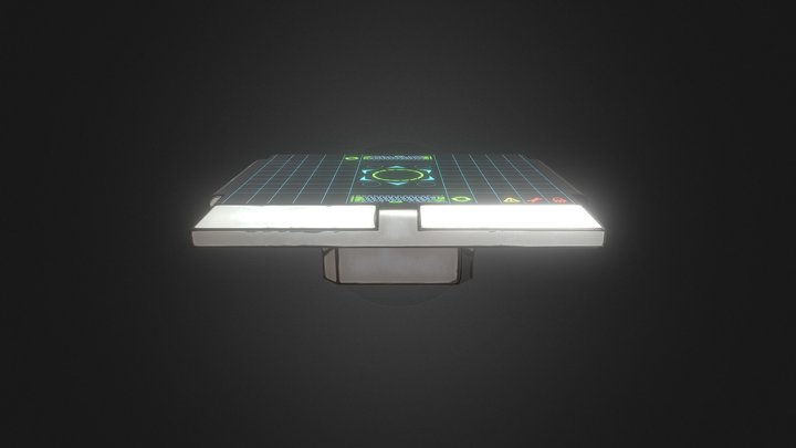 Control desk 3D Model