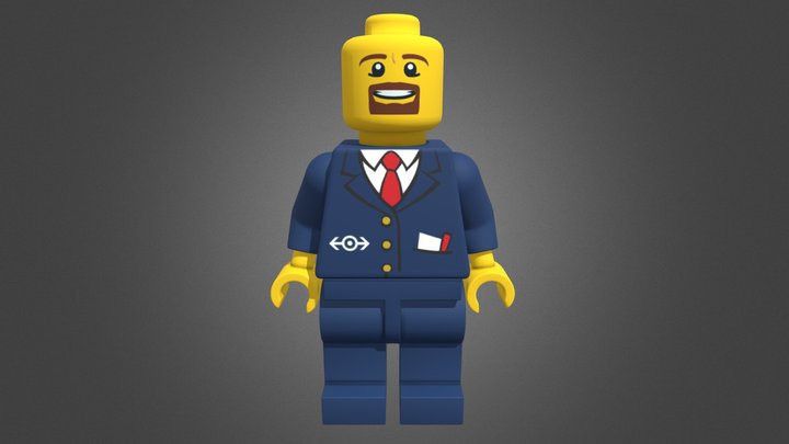 Lego Man 3D Model