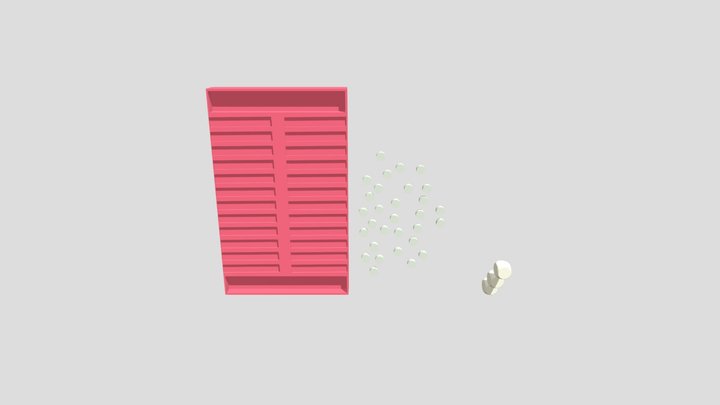 JUEGO BACKGAMMON 3D Model