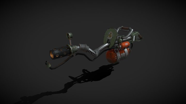 Flamethrower 3D Model