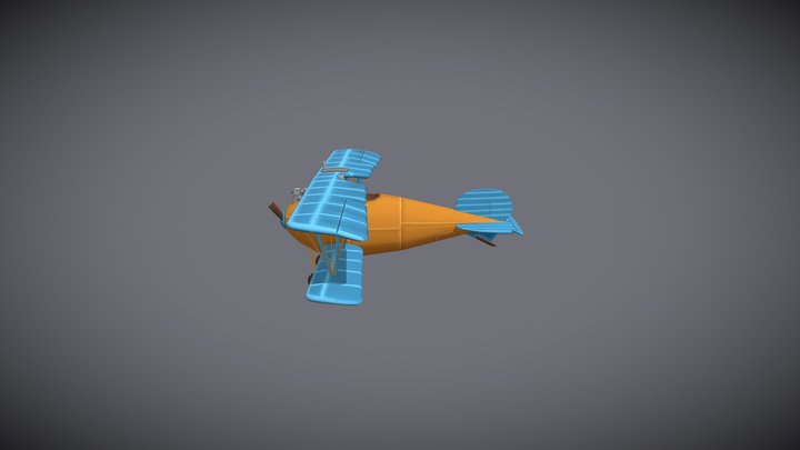 Albatros DVA Flying Circus 3D Model