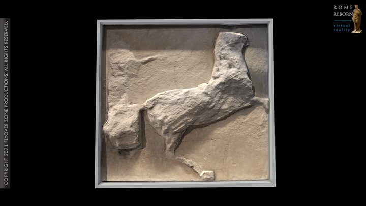 3D rendering of Metope East 05 (Parthenon)