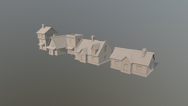 Medieval Hose set 3D Model