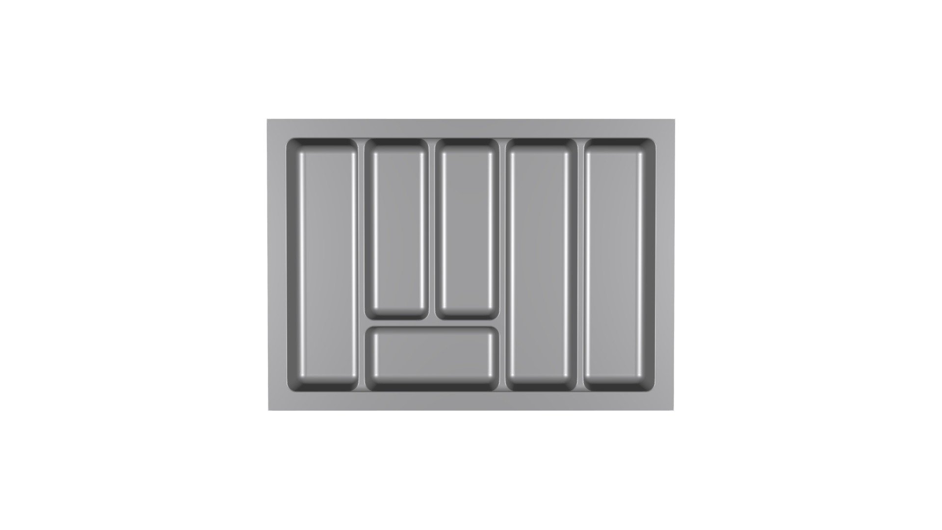 Лоток для столовых приборов Standard 600/400 сер - 3D model by platinum ...