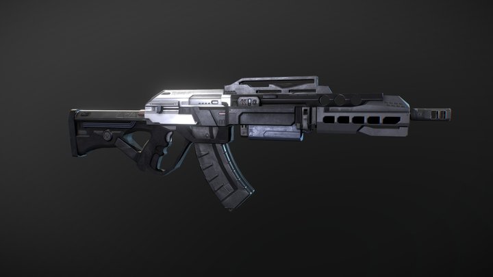 Ardevent 84 GameReady Rifle 3D Model