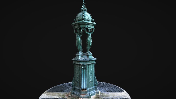 Wallace fountain 3D Model