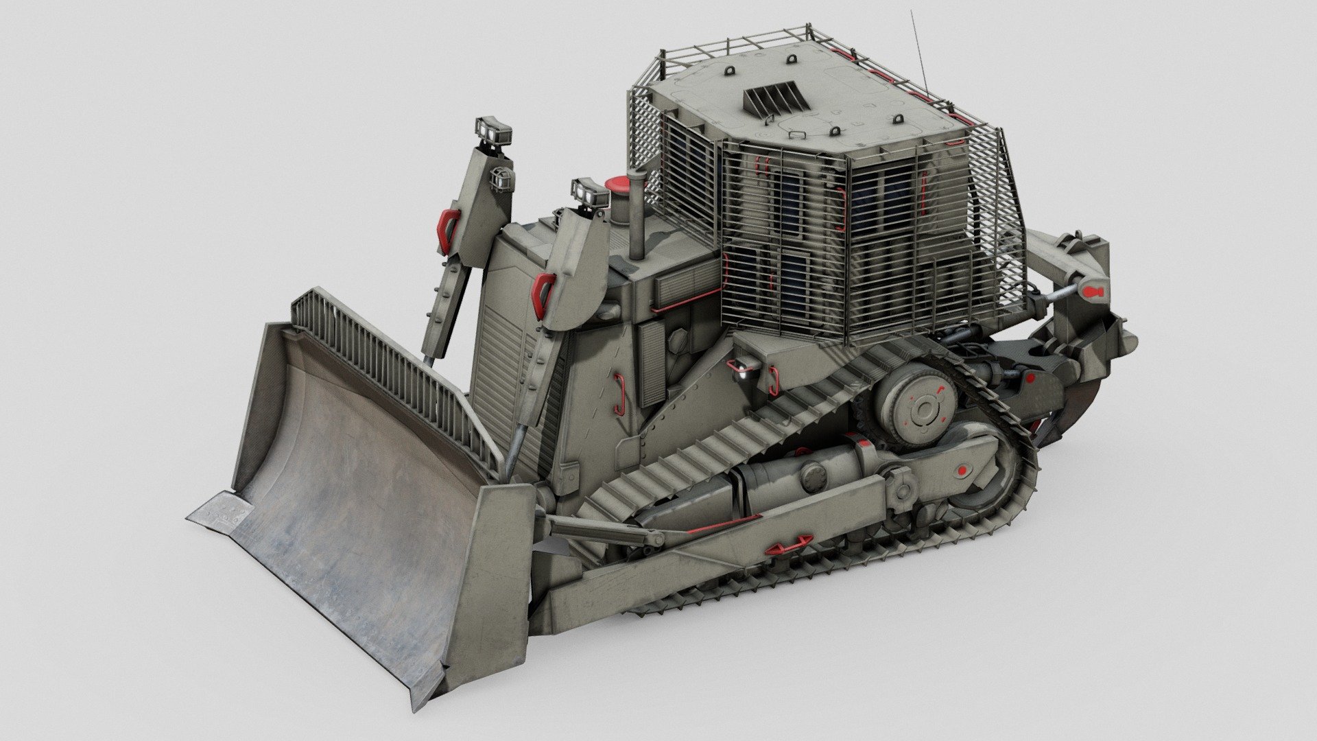 D9 Armoured Bulldozer - Buy Royalty Free 3D model by Mateusz Woliński ...