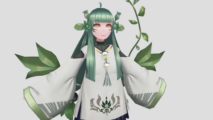 Full body character Q-version model 3D Model