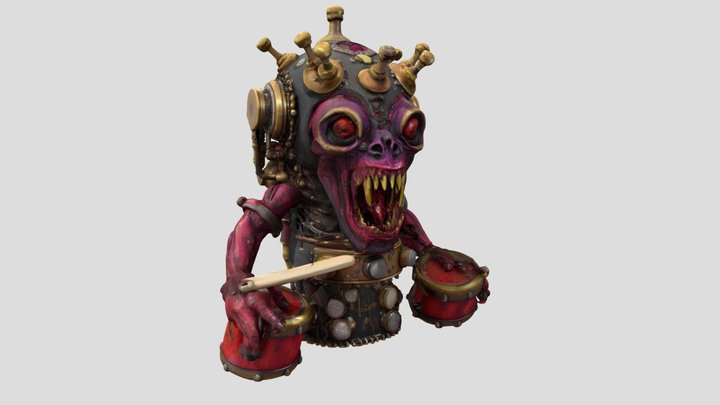 Skincrawler - monsters of rock – Kostenloses 3D-Modell STL