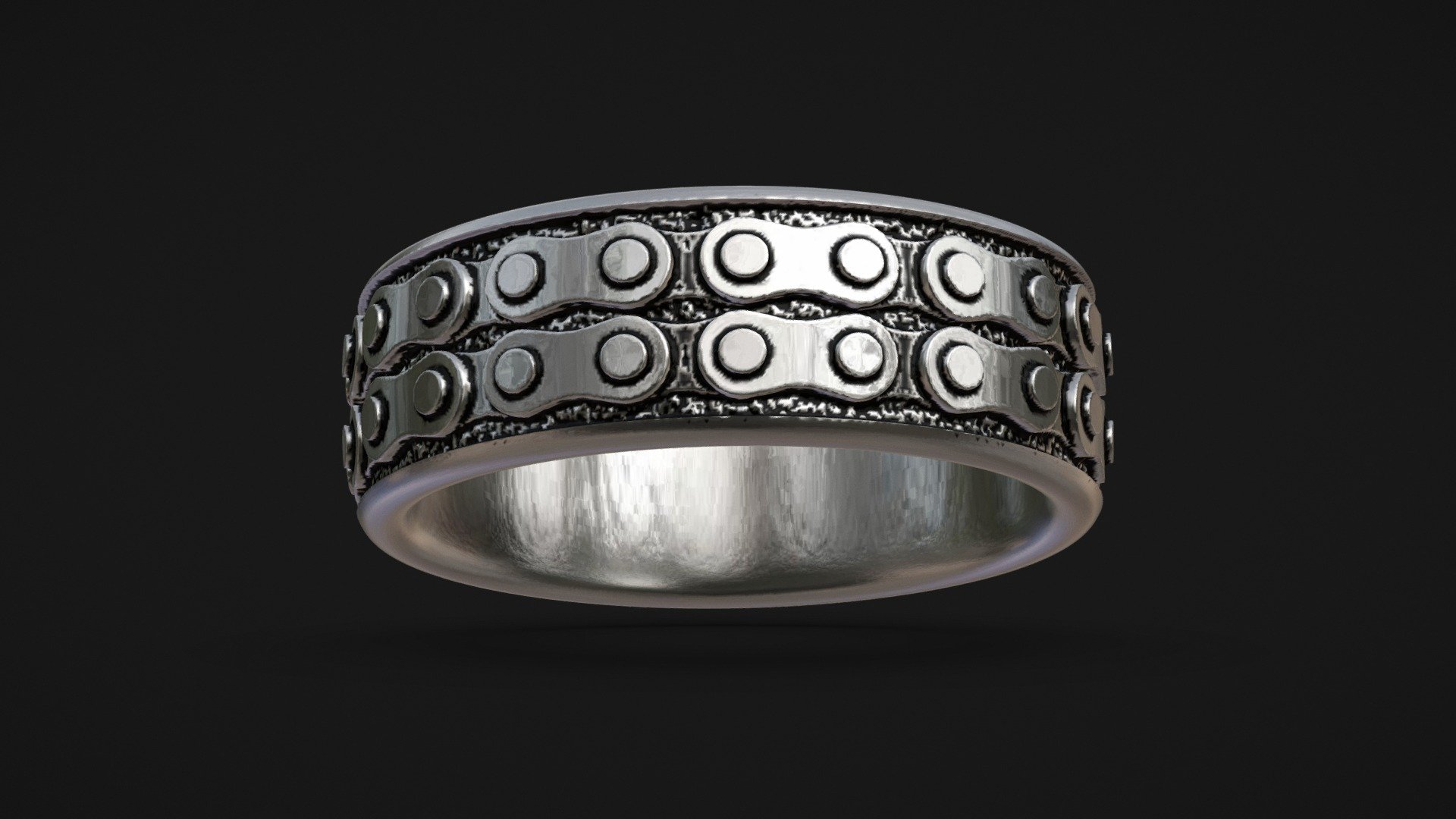 Anel Chain (Prata) - 3D model by Skive Jewelry (@SKIVE) [7b7bb38 ...