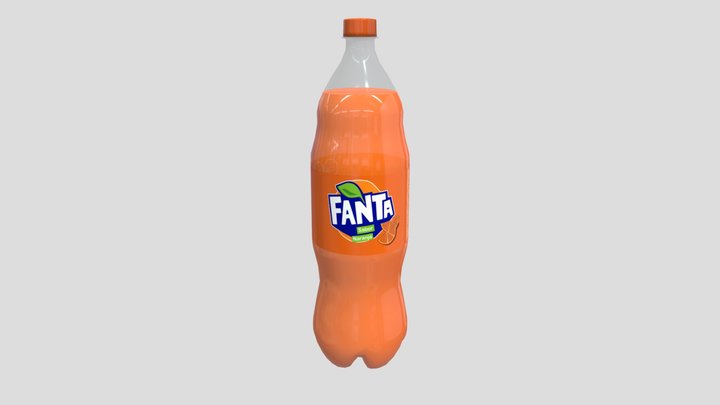 Fanta_naranja_2l 3D Model