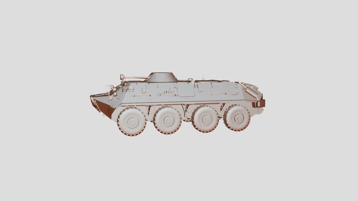 BTR-60PB 3D Model
