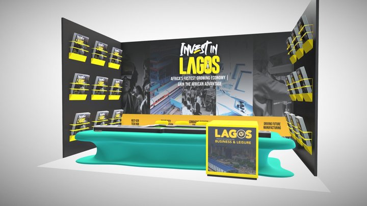 Invest in Lagos Booth 3D Model