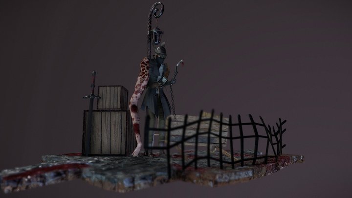 Bloodborne character 3D Model