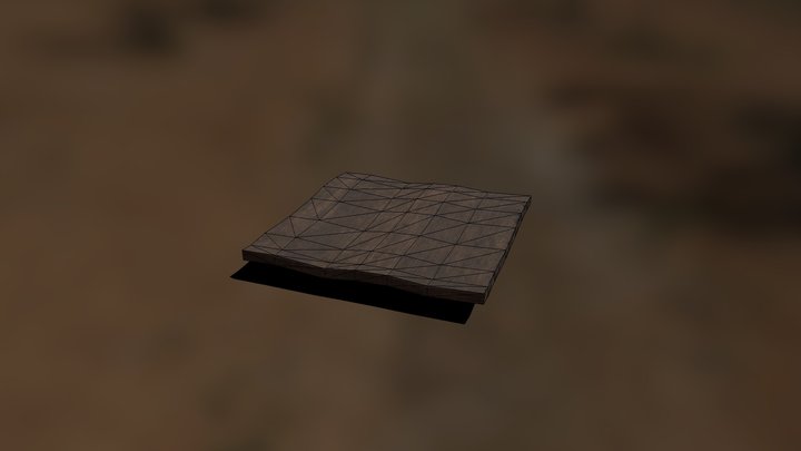 Wooden Floorboard 3D Model