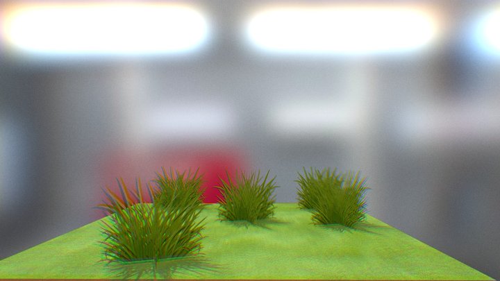 Grass Lawn 3D Model