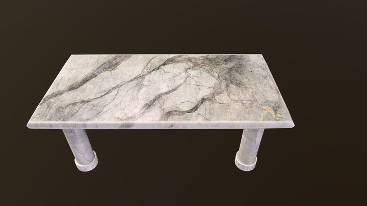 Marble table 3D Model
