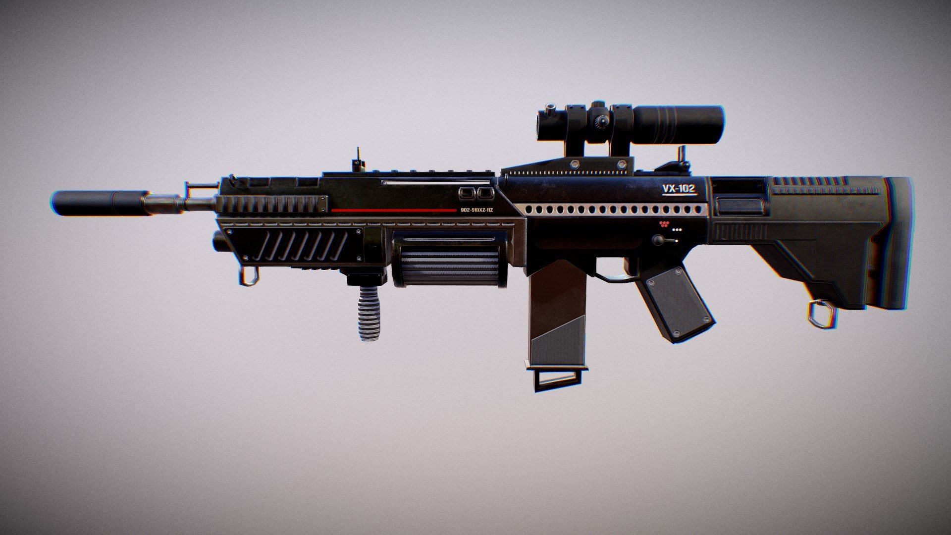 Heavy Assault Rifle - Buy Royalty Free 3D model by amazingStanley ...