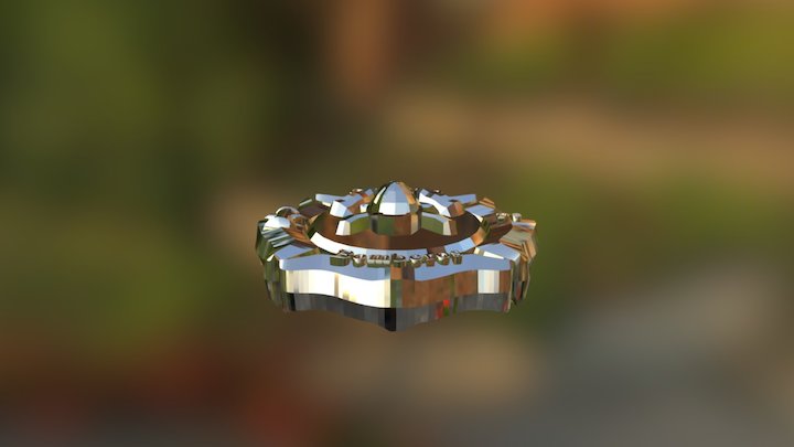 Medalla Bomberos 3D Model
