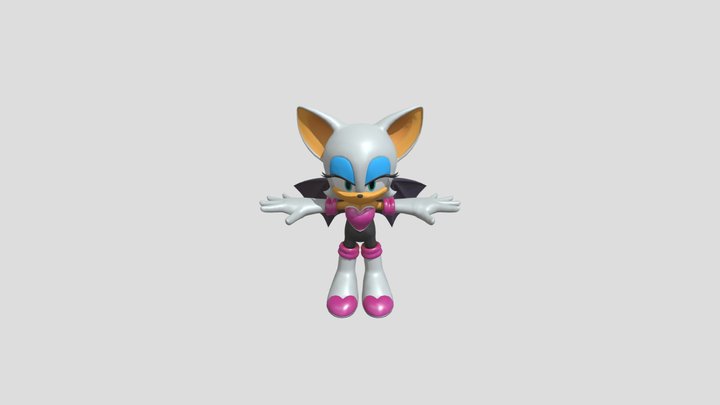 Rouge (Sonic Rumble) – Modello 3D gratuito STL