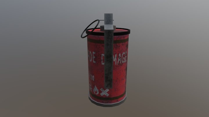 Incendiary Grenade 3D Model