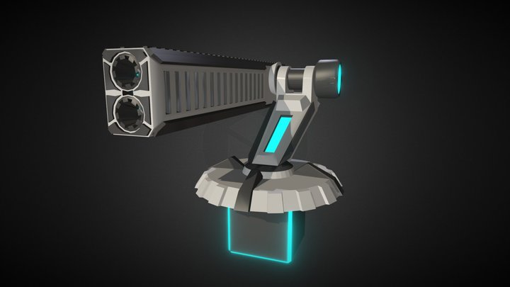 Shock Cannon 3D Model