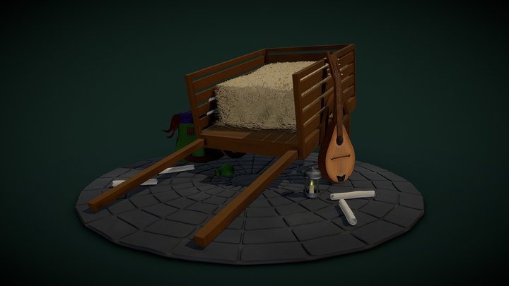 The Bard's Camp 3D Model
