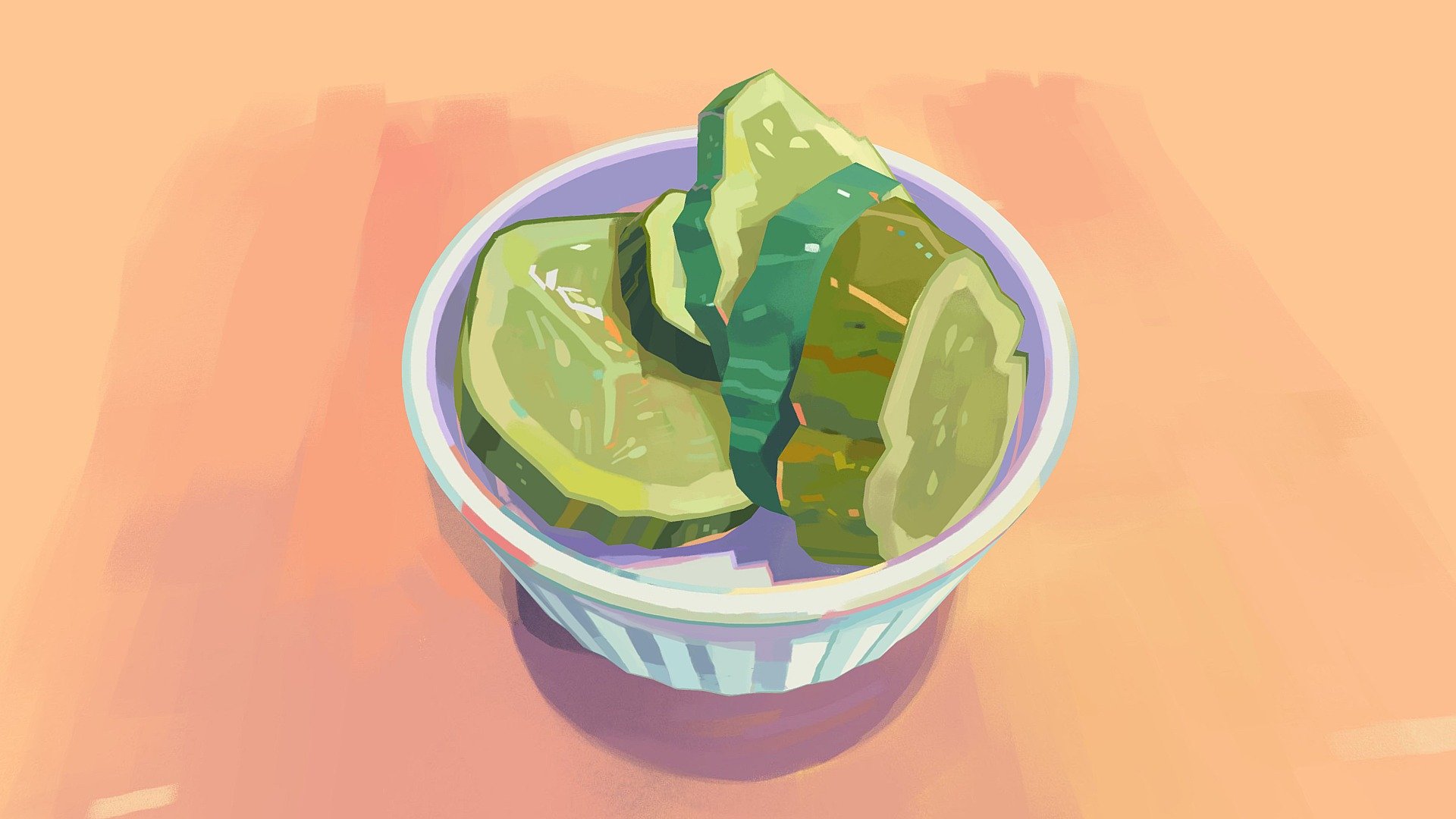 "Pickles" 3d version of Hyuna Lee's illustration — Sketchfab embed 3D viewer
