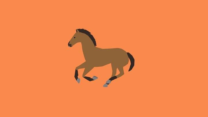 Horse 3D Model