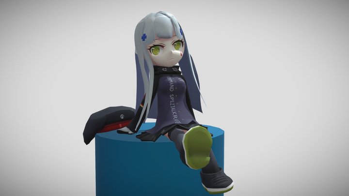 HK416　[Girls'Frontline] 3D Model
