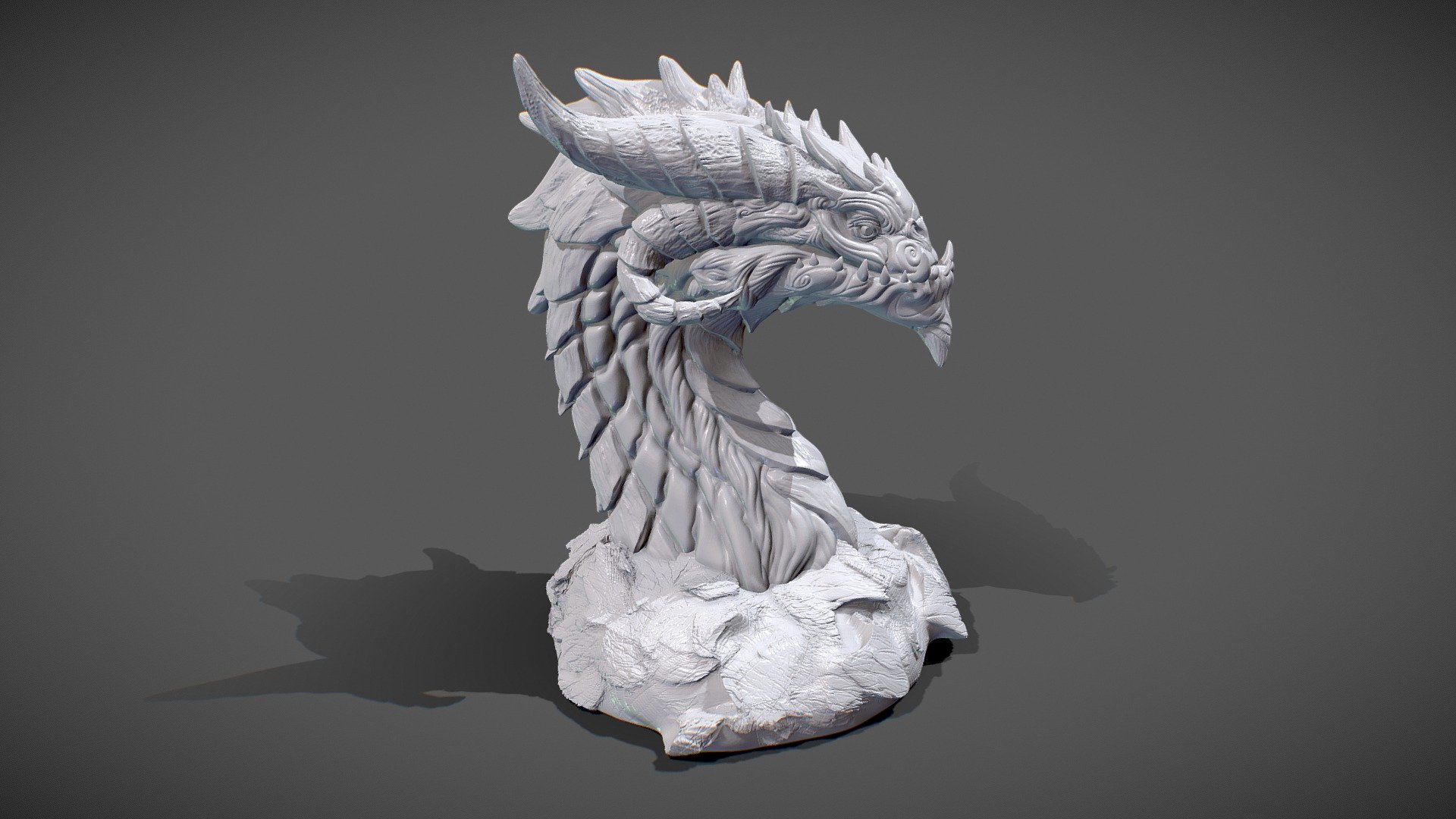 realistic dragon hq 3D Print Model