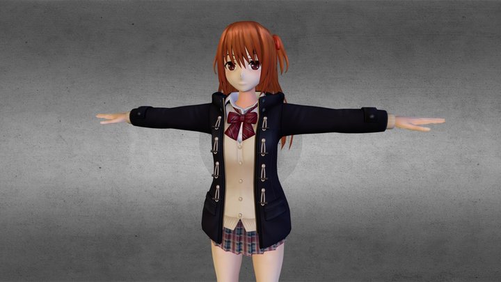 Roblox Meshs A 3d Model Collection By Yonderedev Yonderedev Sketchfab - roblox japanese school uniform