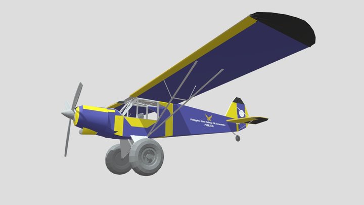 PIPER PA-18 SUPER CUB PHILSCA EDITION 3D Model