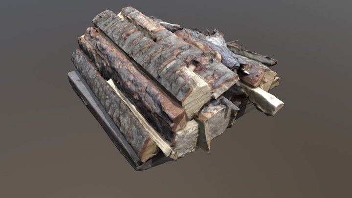 firewood 3D Model