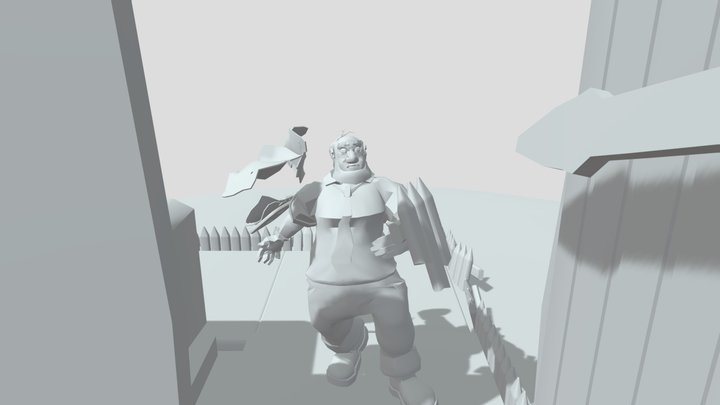 Contemporary Dwarf 3D Model