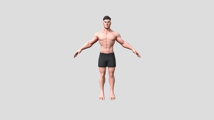 Base mesh Character Game-ready Character design 3D Model