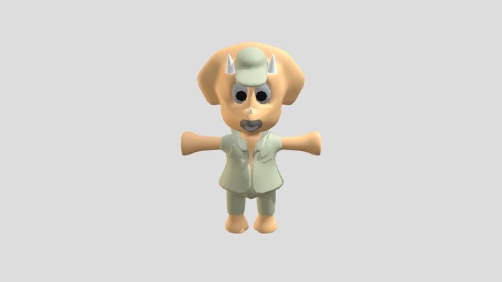 Triceratops Explorer 3D Model