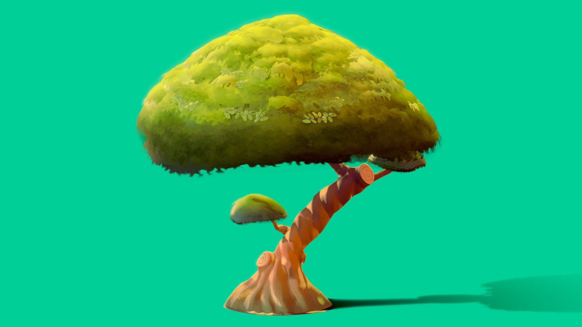 Low poly - Stylized Game Items - Tree 2 - Buy Royalty Free 3D model by ...