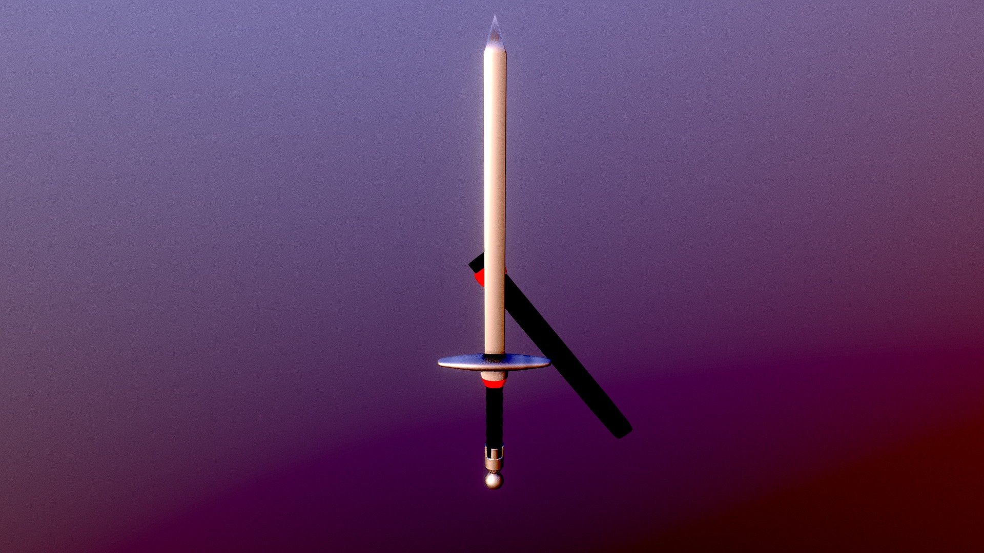 Low Poly 3d Sword